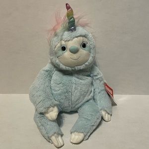 Gund Dazzle Blue Sloth Unicorn Slothicorn Plush Stuffed Animal Toy w/ Tag